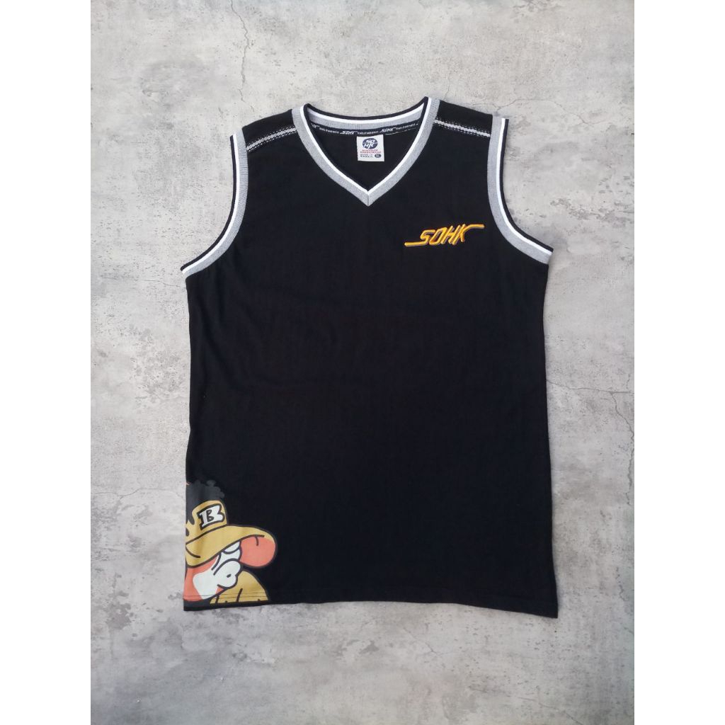 KAOS SOHK SECOND |  SCHOOL OF HARD KNOCKS | NOT KARL KANI FUBU JNCO SOUTHPOLE STREETWEAR HIPHOP JERS