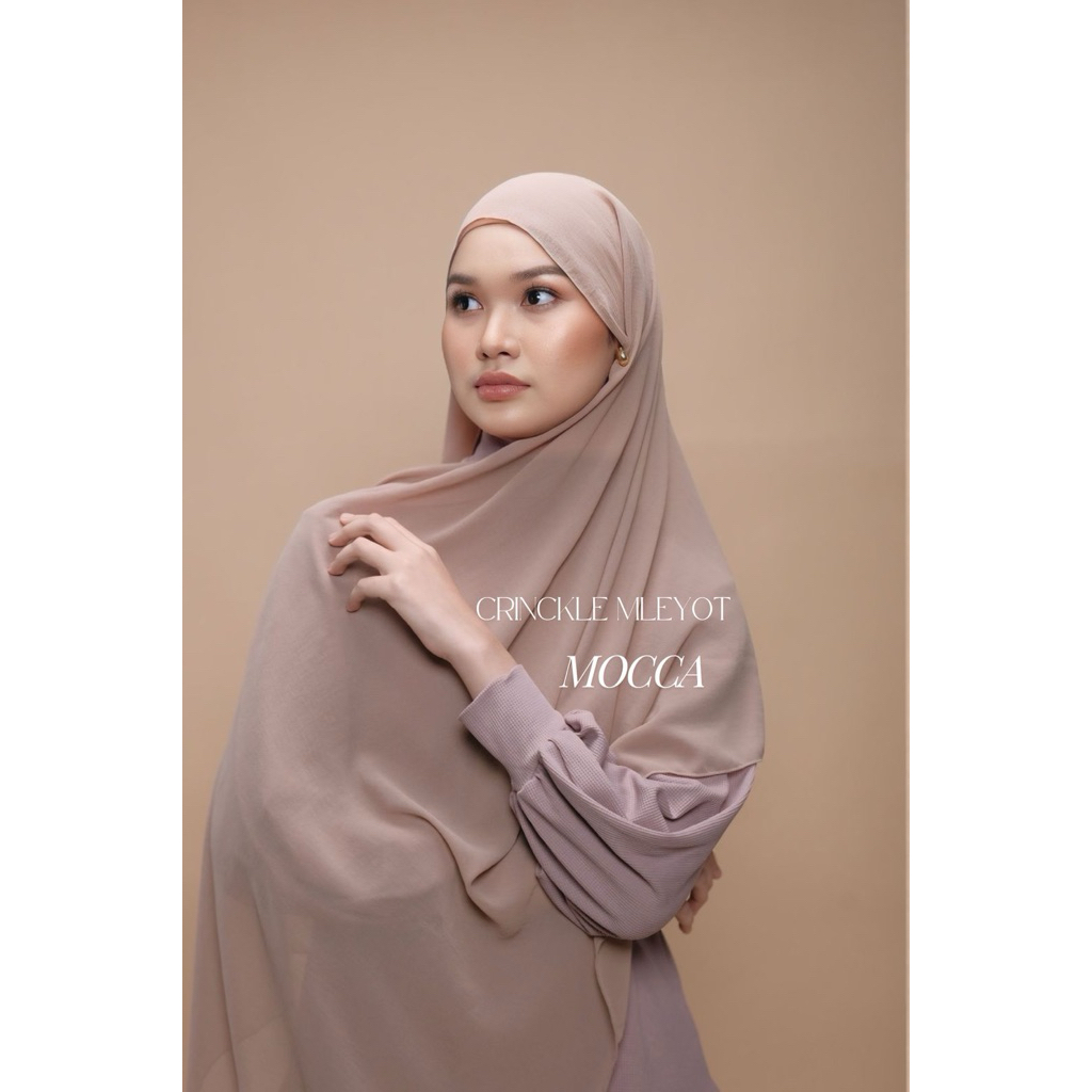 Hijab Instan Karet Mleyot