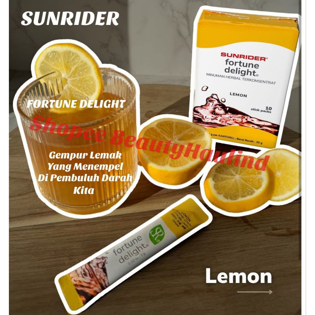 Sunrider FORTUNE DELIGHT teh herbal detox dan gempur kolesterol