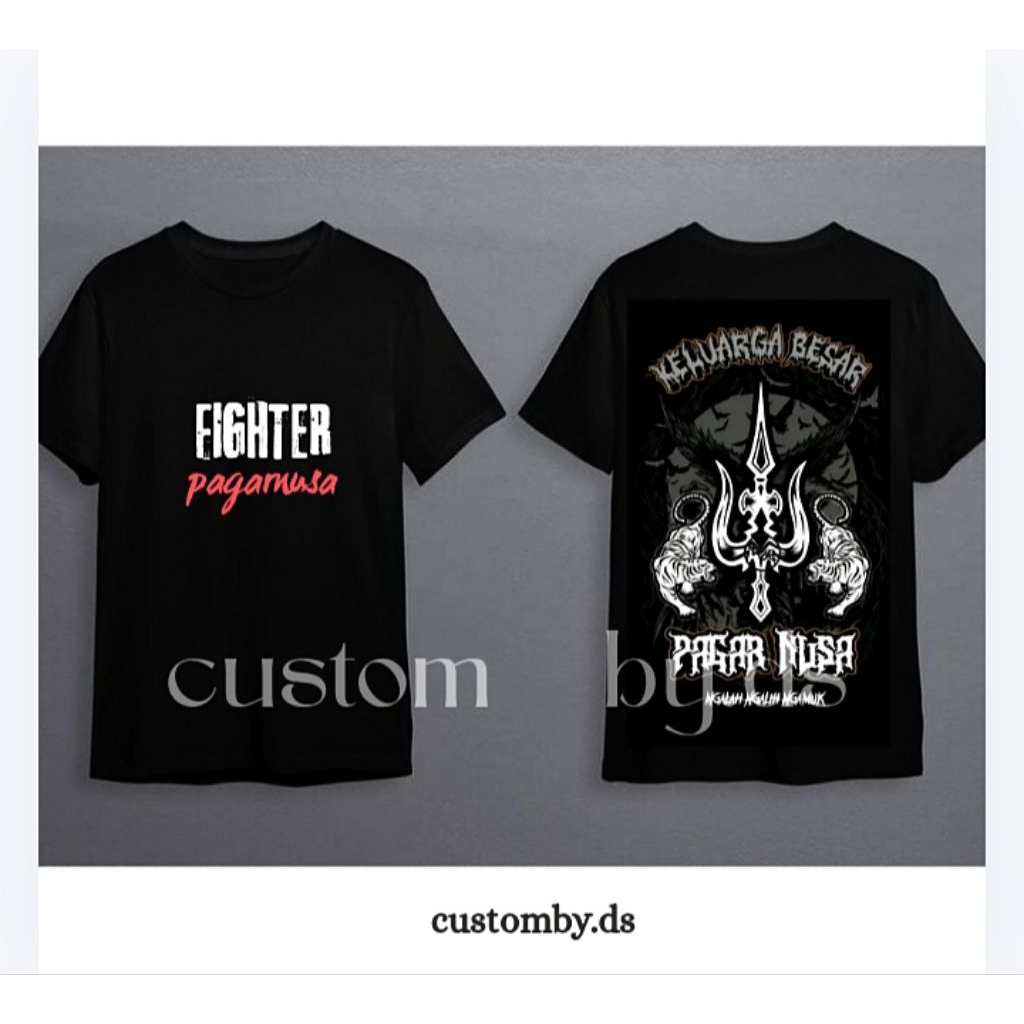 Kaos Custom Bijian/Kaos Pagar Nusa /Kaos Pagar Nusa Custom/Kaos PagarNusa