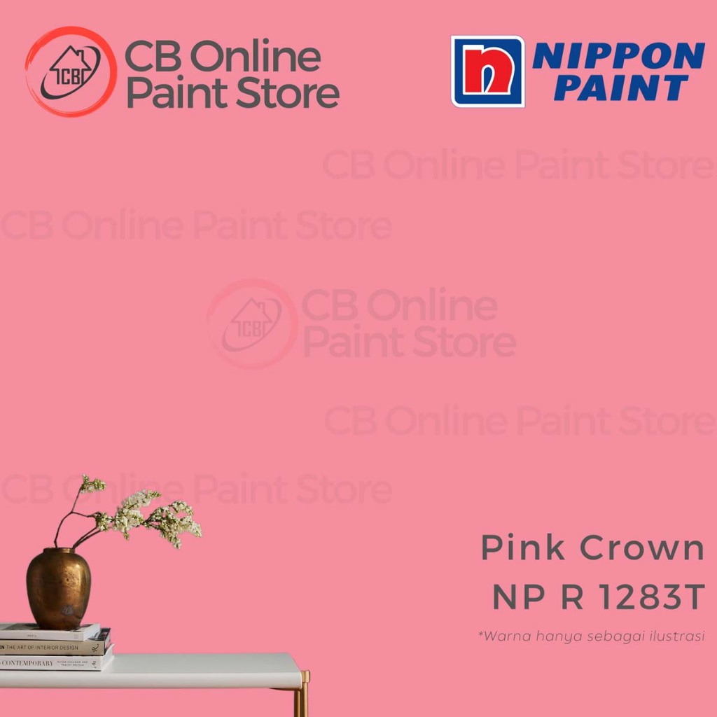 CAT TEMBOK NIPPON PAINT - PINK CROWN NPR1283T - GALON