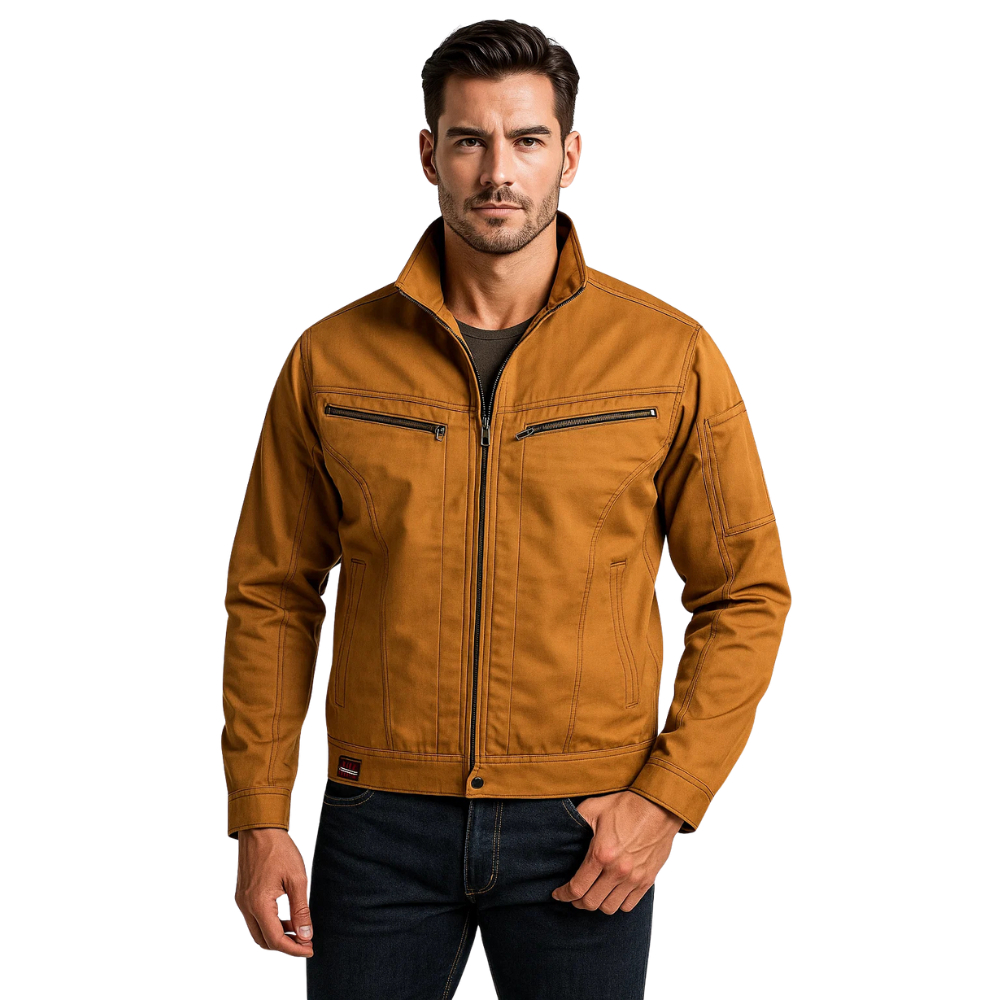 Jaket Pria Burtle Workwear Original Second Preloved Atasan Laki-laki Keren