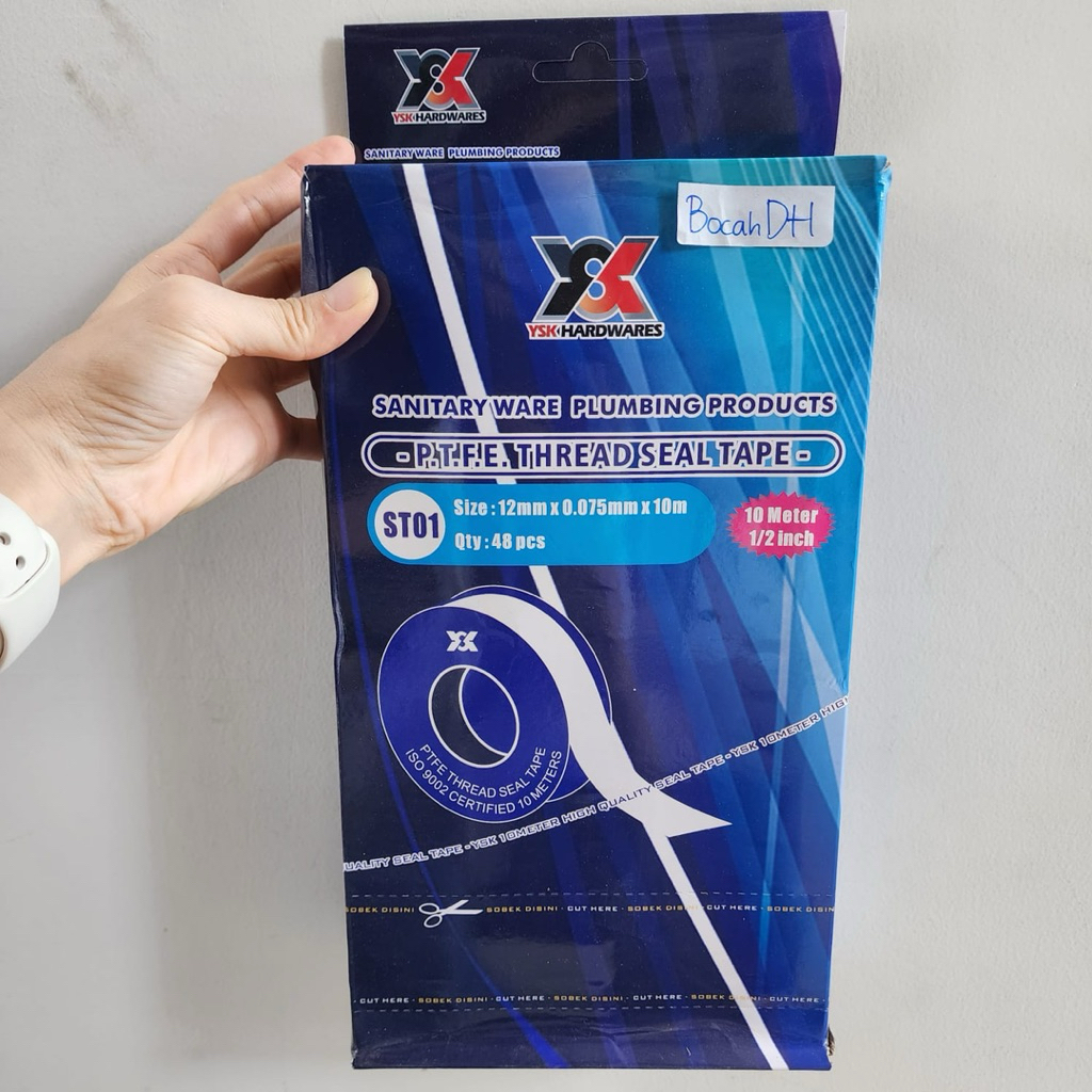 SEAL TAPE KRAN AIR / SEAL TAPE PIPA / SOLASI KRAN AIR / ISOLASI KRAN AIR / SOLATIP KRAN AIR