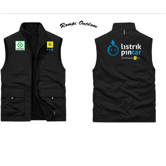 Rompi Kerja PLN | Rompi Safety PLN | Rompi Safety Pengawas PLN