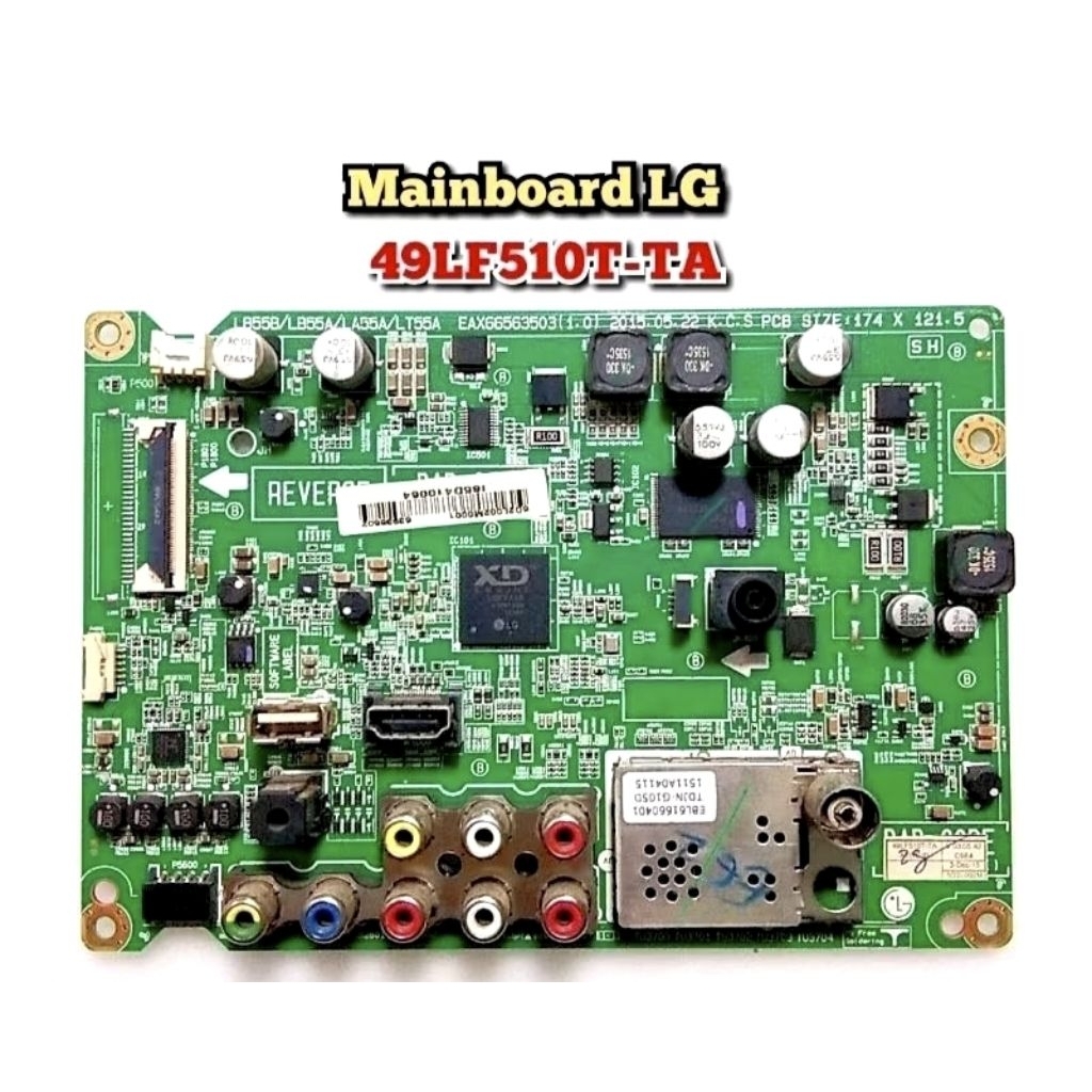 MAINBOARD TV LG 49LF510T-TA ORIGINAL EAX66563503 MB LG 49LF510 MOTHERBOARD TV 49LF5100 MB LG 49LF510
