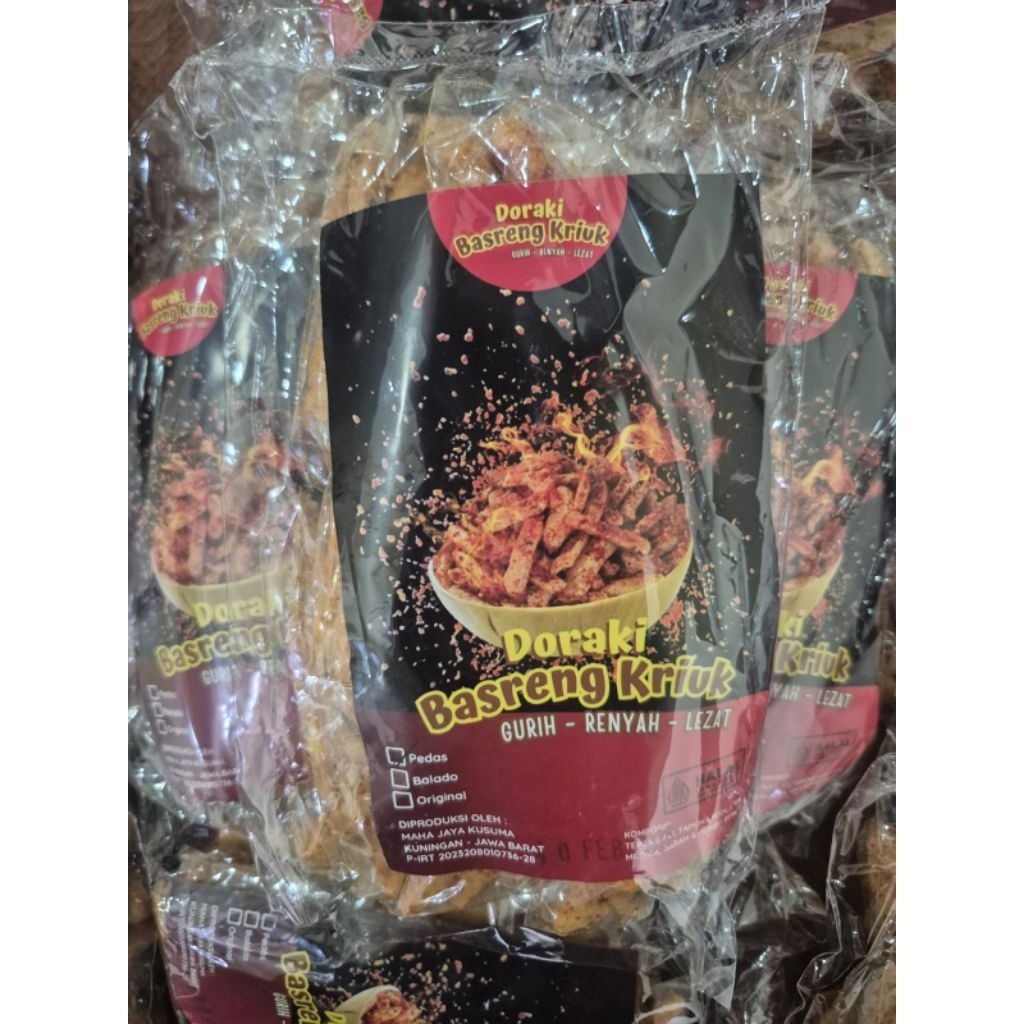 Doraki Basreng Kriuk Snack Basreng Pedas