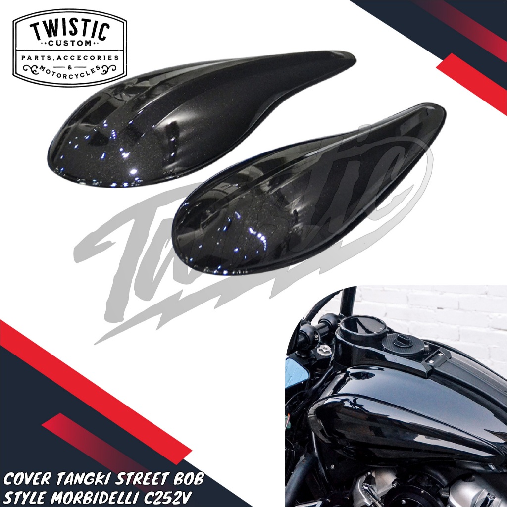 Cover Tangki Pelindung Tangki Bensin Street Bob Style Motor Morbidelli C252V C252 V C 252 V