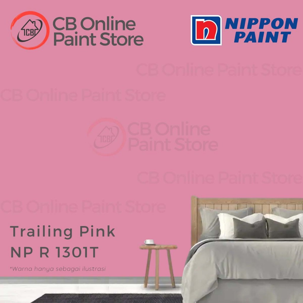 CAT TEMBOK NIPPON PAINT - TRAILING PINK NPR1301T - LITER