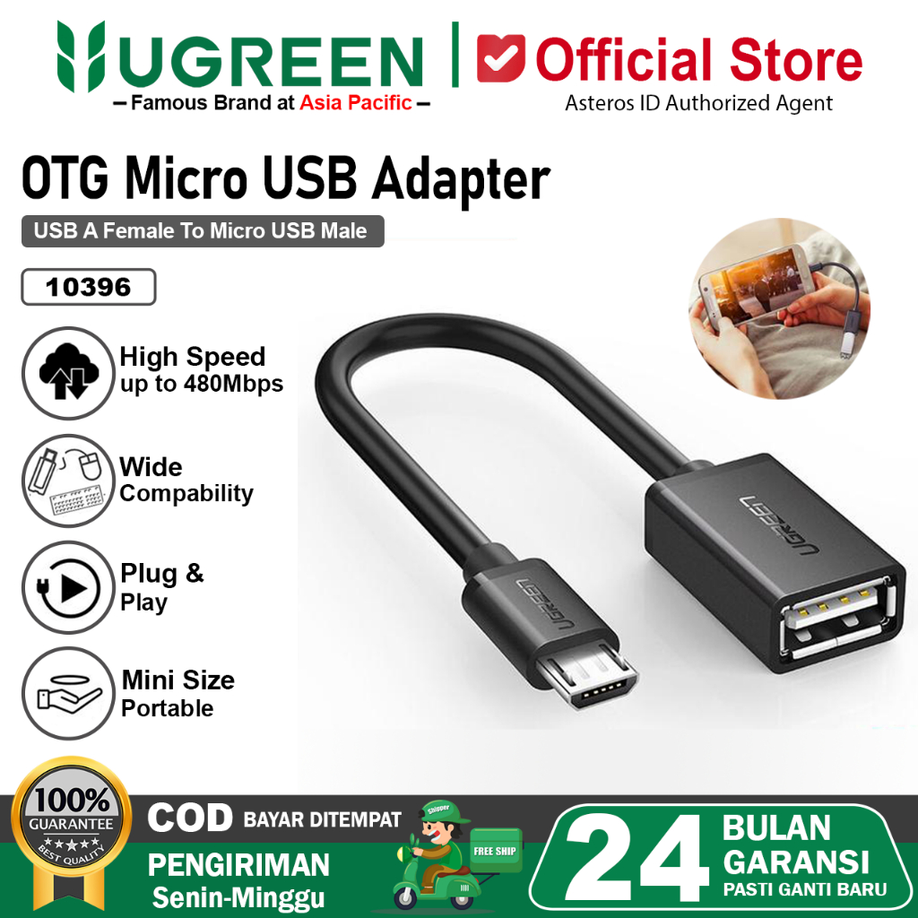 UGREEN Kabel OTG Micro USB to USB 2.0 Female 10396
