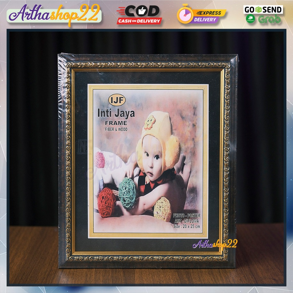 Bingkai Frame Foto 8R 20x25cm Pakai kaca