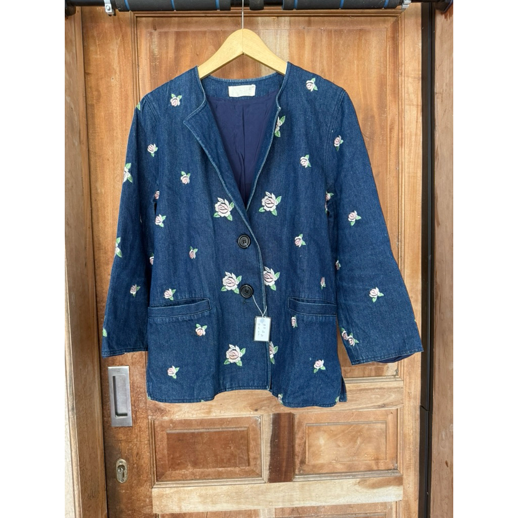 blazer jeans bordir preloved