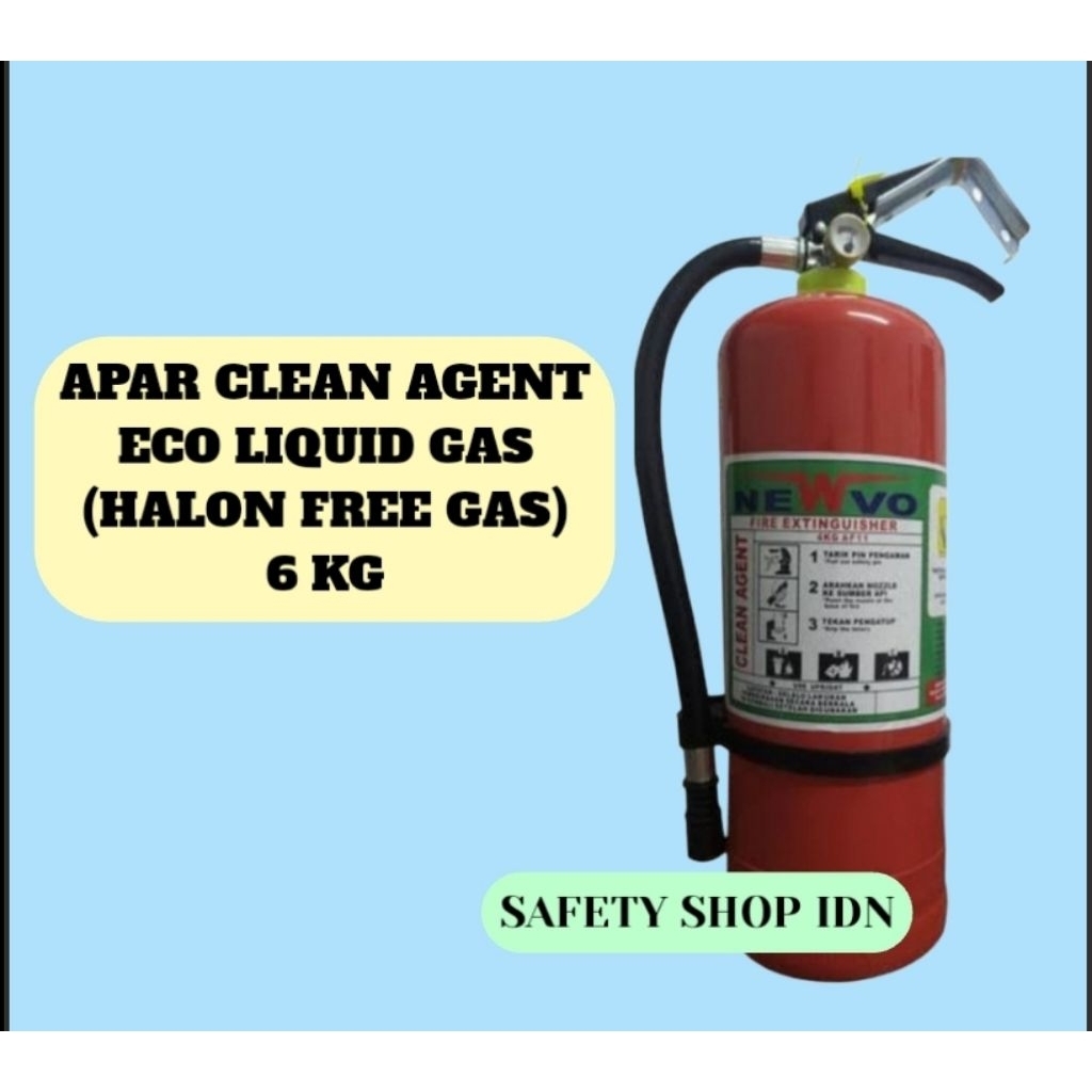 APAR 6 kg Clean Agent Eco Liquid Gas (Hallon)