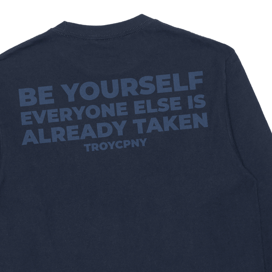 Troy Company Longsleeve Tshirt Navy Already Taken - Kaos Lengan Panjang Biru Navy LSD 3347