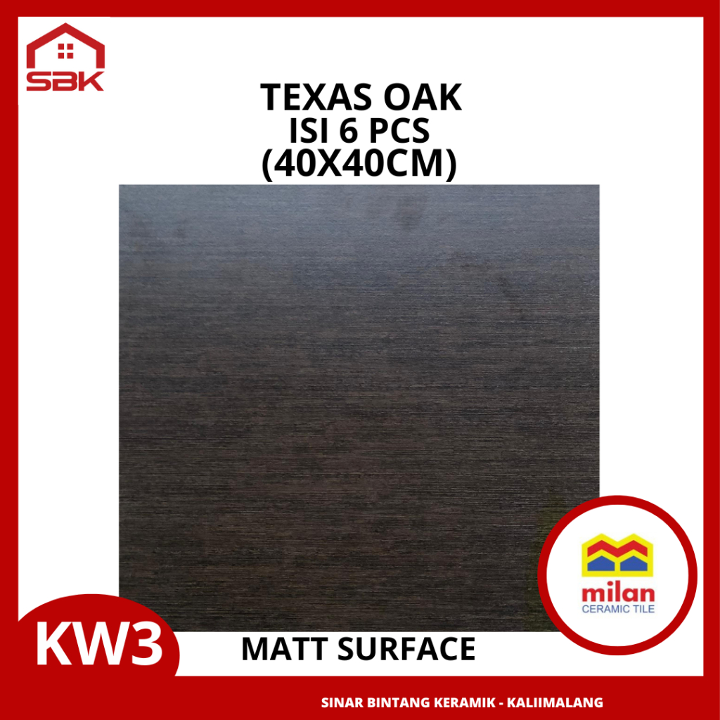 Keramik Lantai 40x40 Texas Oak Milan