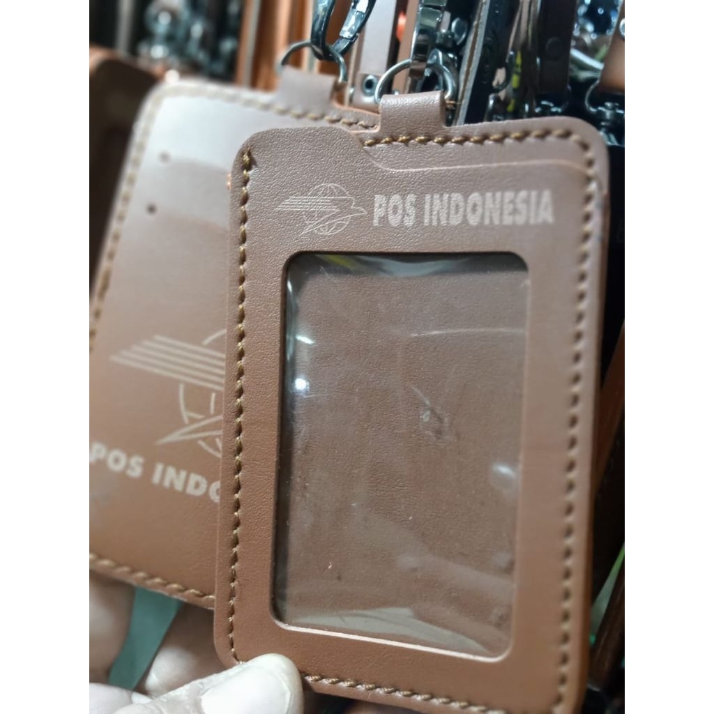 Gantungan+dompet id card Pos Indonesia lanyard id card pos Indonesia berkualitas tinggi