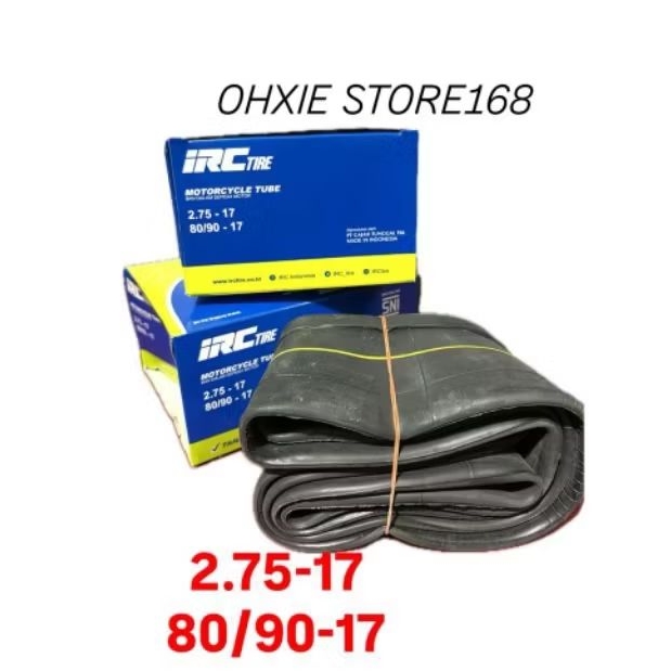 BAN DALAM IRC 275-17/ 80/90-17 /BAN DALAM BELAKANG 17/BAN DALAM IRC RING 17/BAN DALAM IRC