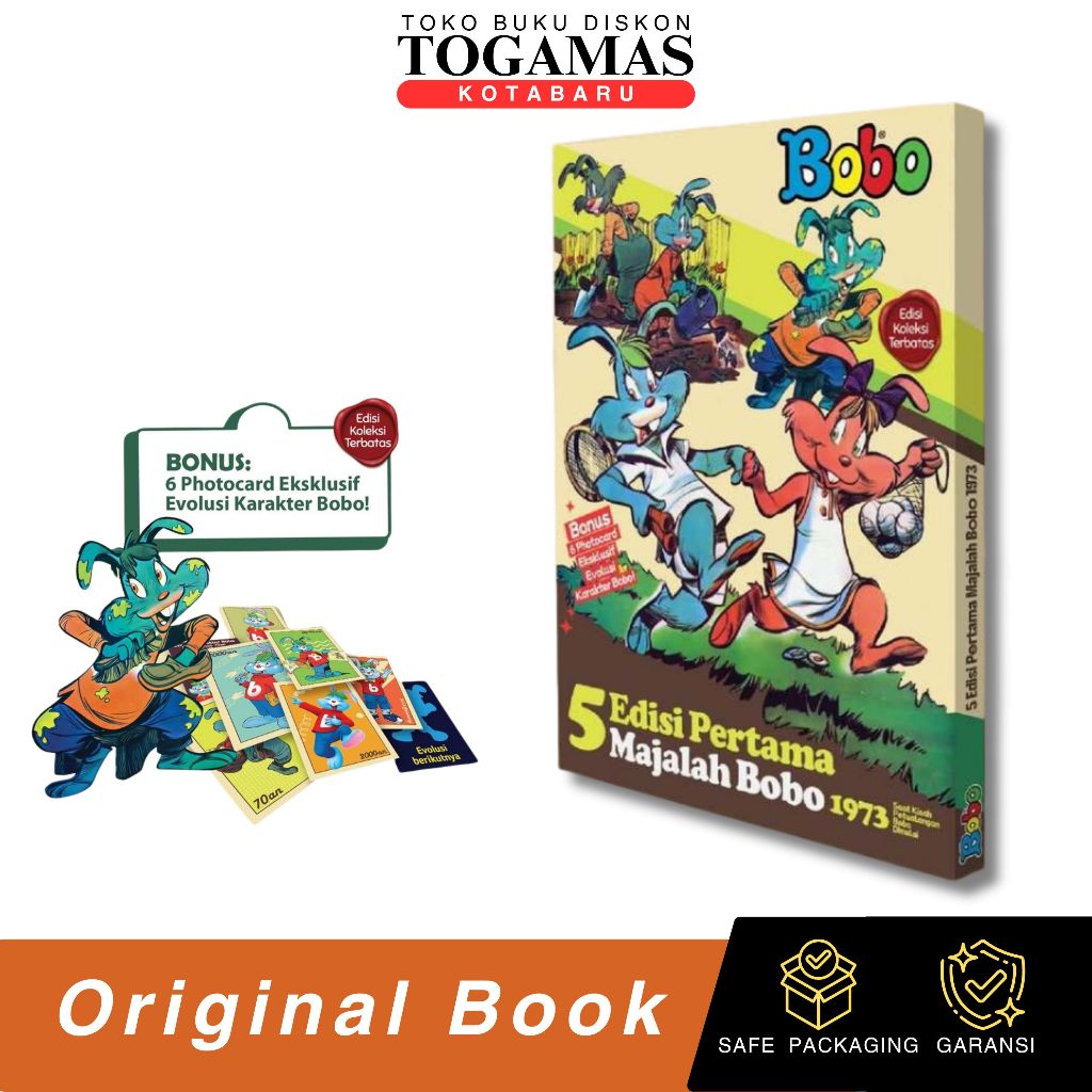 [Ready] Bobo Edisi Koleksi - 5 Edisi  Pertama Bobo - Free Postcard