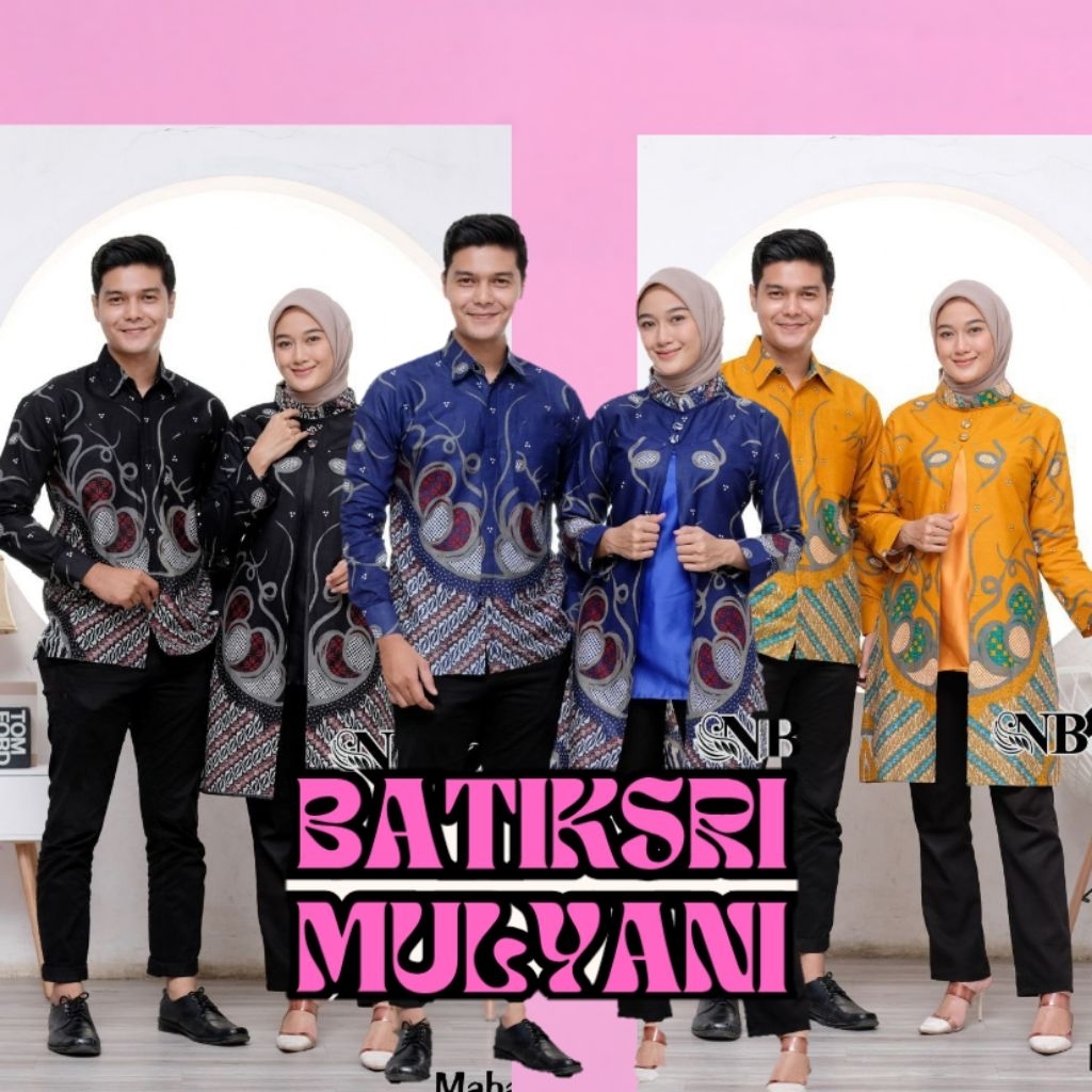 Batik couple keluarga modern terbaru set couple batik keluarga