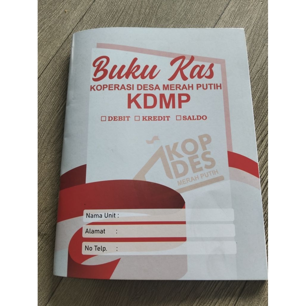 Buku Kas Koperasi Desa Merah Putih (KDMP)