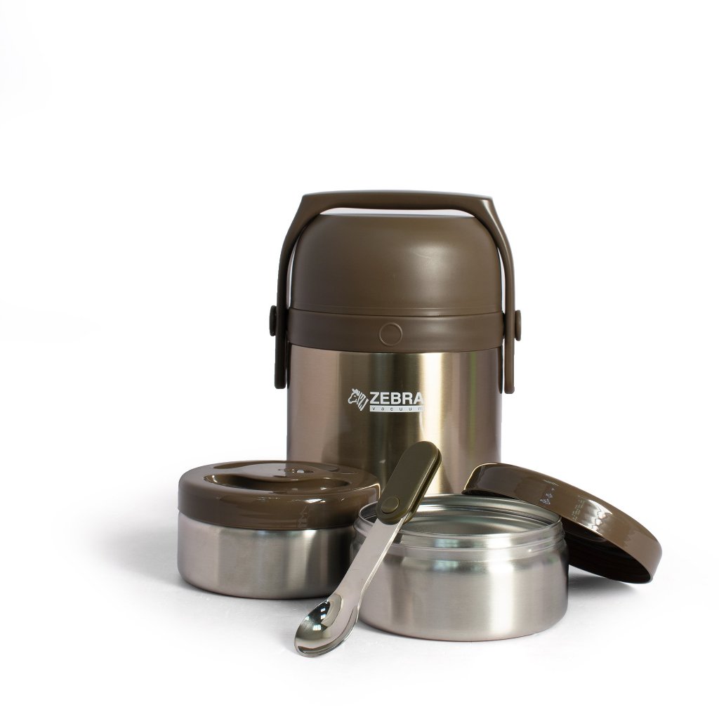 Rantang Tunggal Zebra / Rantang Stainless / Rantang Stenlis Vacuum Food Container 1,2L Zebra 912950