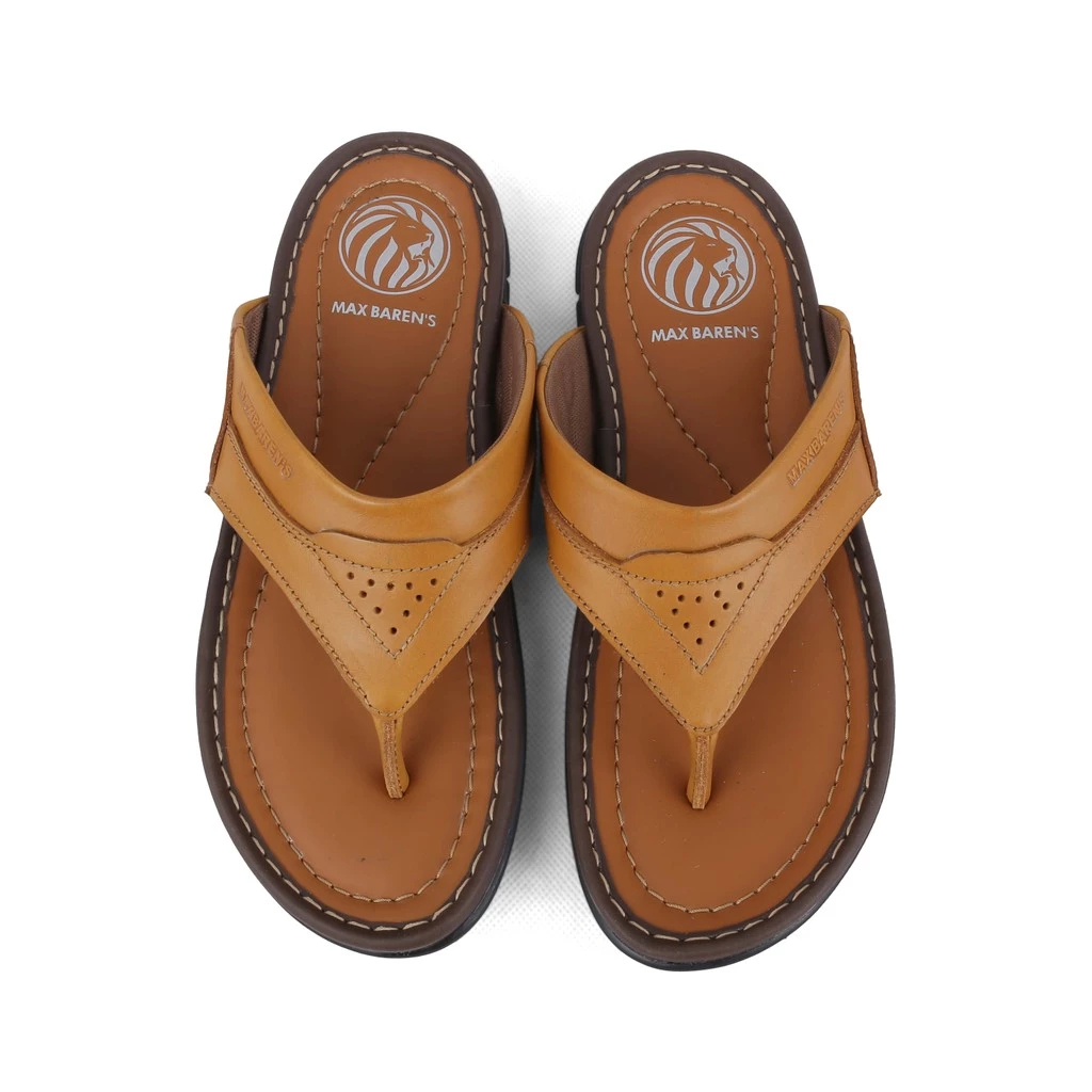 Sandal Pria Kulit Casual Slop Terbaru dari Max barens Original