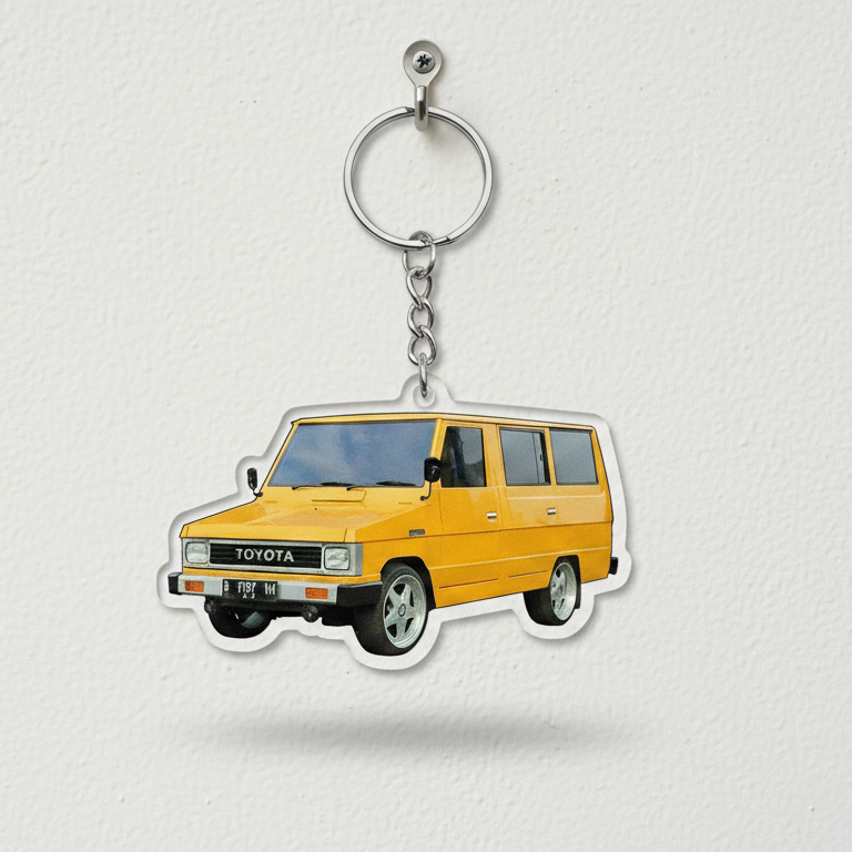 Gantungan kunci KIJANG DOYOK / KIJANG KOTAK AESTETHIC Eksklusif Merchandise Aksesoris Mobil Akrilik