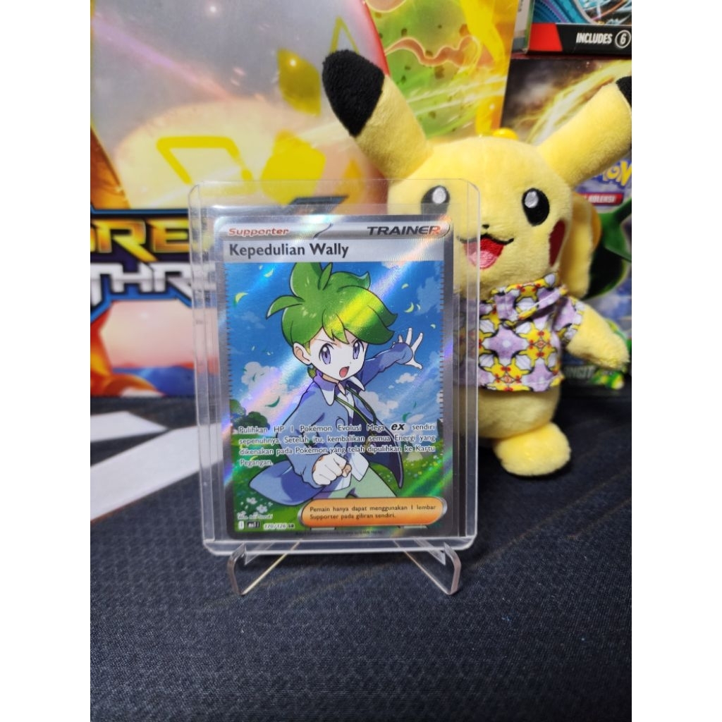 Kartu Pokemon TCG Indonesia Trainer Kepedulian Wally MA1 170/126 SR
