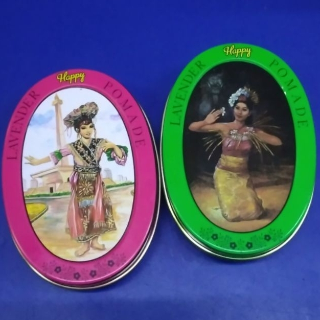 HAPPY LAVENDER POMADE 65G/HAPPY MINYAK RAMBUT POMADE LAVENDER