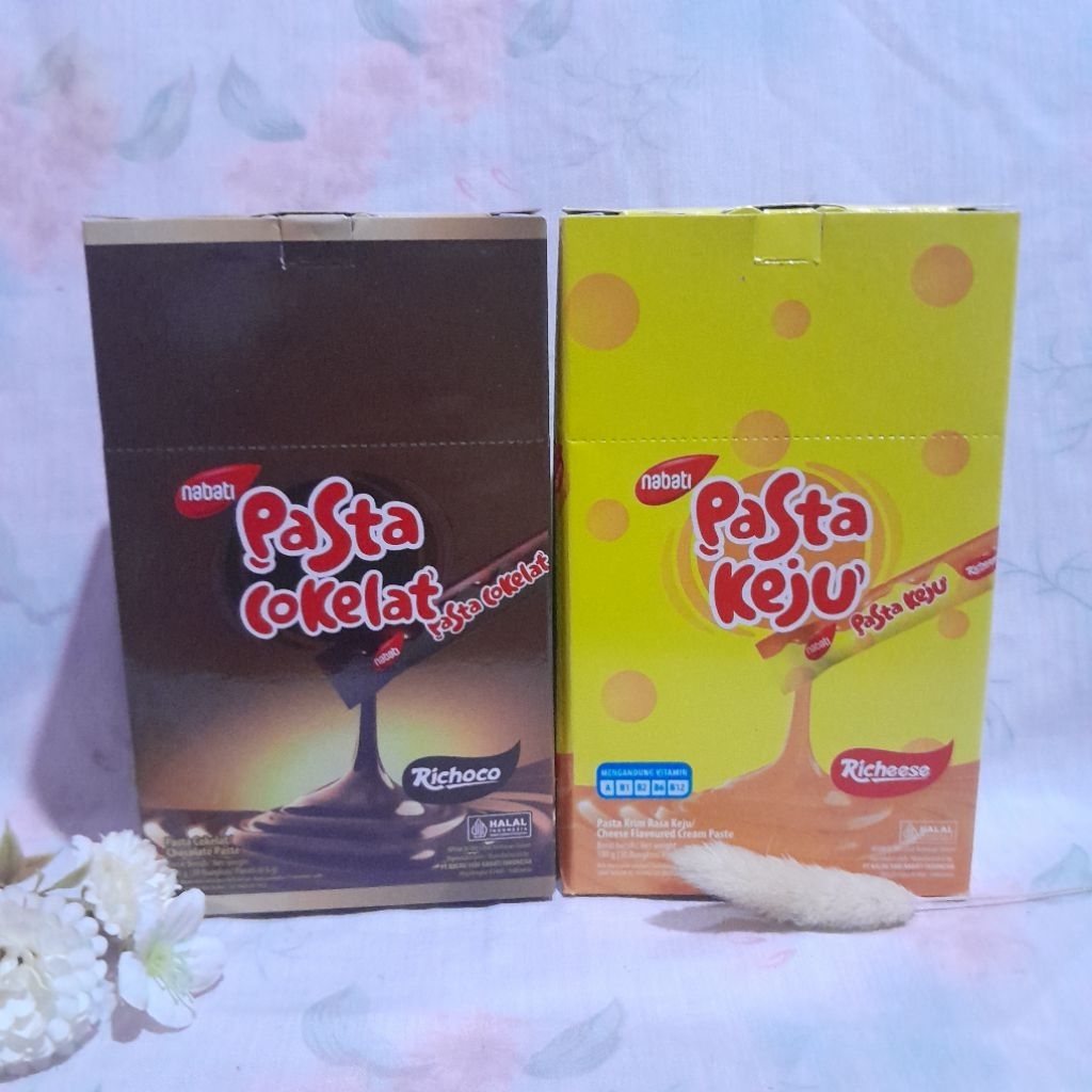 PASTA KEJU RICHEESE DAN COKLAT RICHOCO  /NABATI