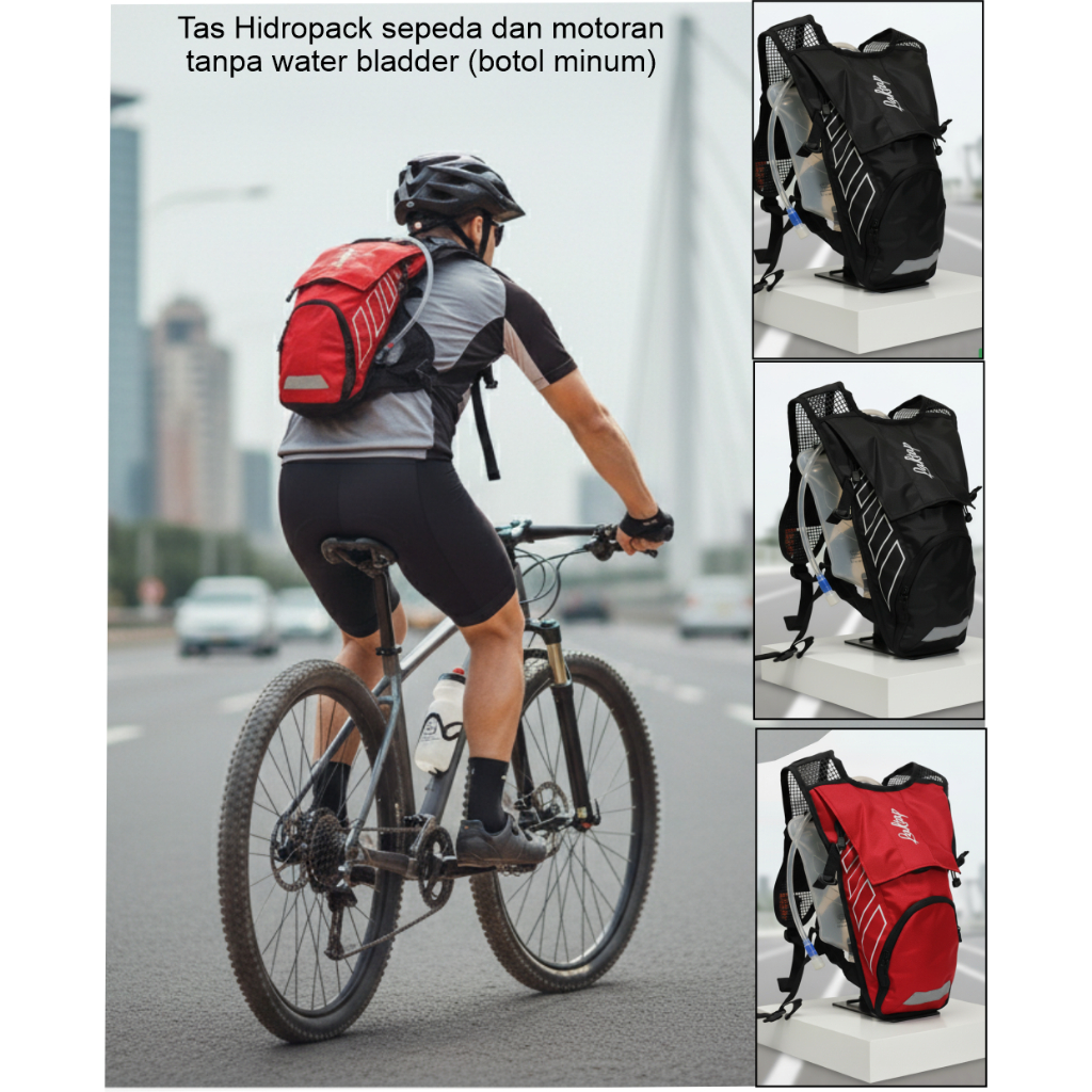 TAS HYDROPACK/TAS SEPEDA/TAS MOTORAN/TAS PUNGGUNG KECIL/TAS NAIK GUNUNG