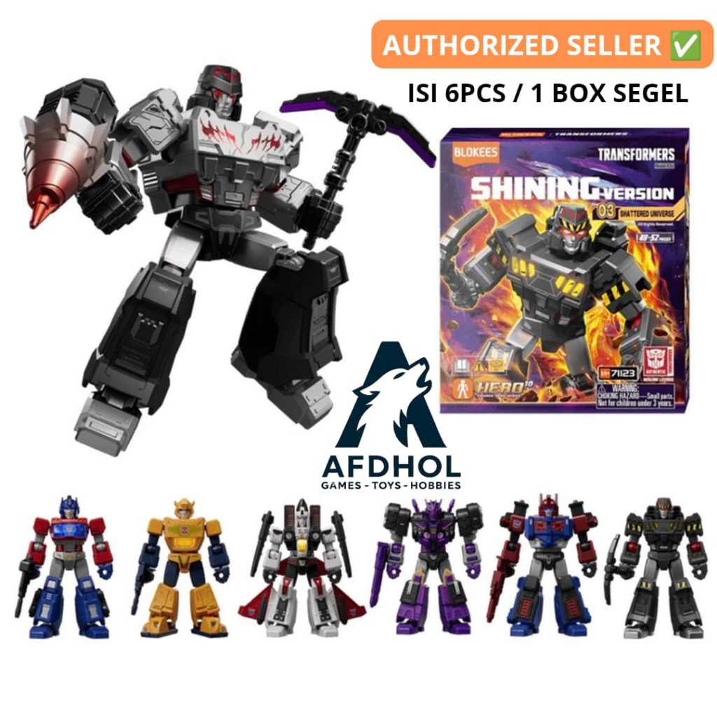 BLOKEES TRANSFORMERS SHINING VERSION 03 SHATTERED UNIVERSE SV 03 SHINING ROLL OUT BLIND BOX FIGURE T