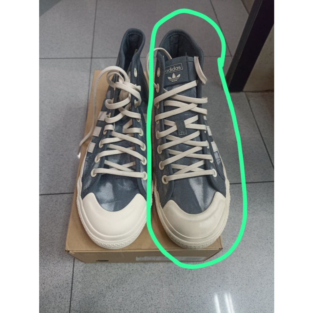 BARANG BARU EX DISPLAY sepatu adidas Nizza Hi RF Shoes GX4586 SIZE=7=40.5