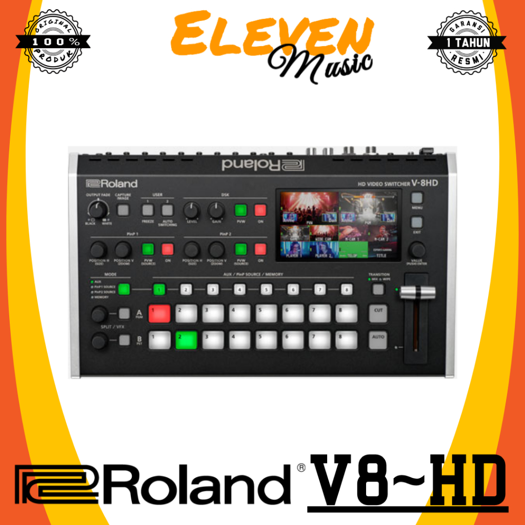 Roland V8HD HDMI Video Switcher Roland V-8HD Mixer Video Switcher HDMI 8 Channel
