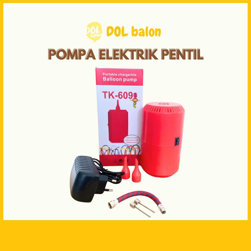 POMPA ELEKTRIK PENTIL | ALAT POMPA BALON PENTIL