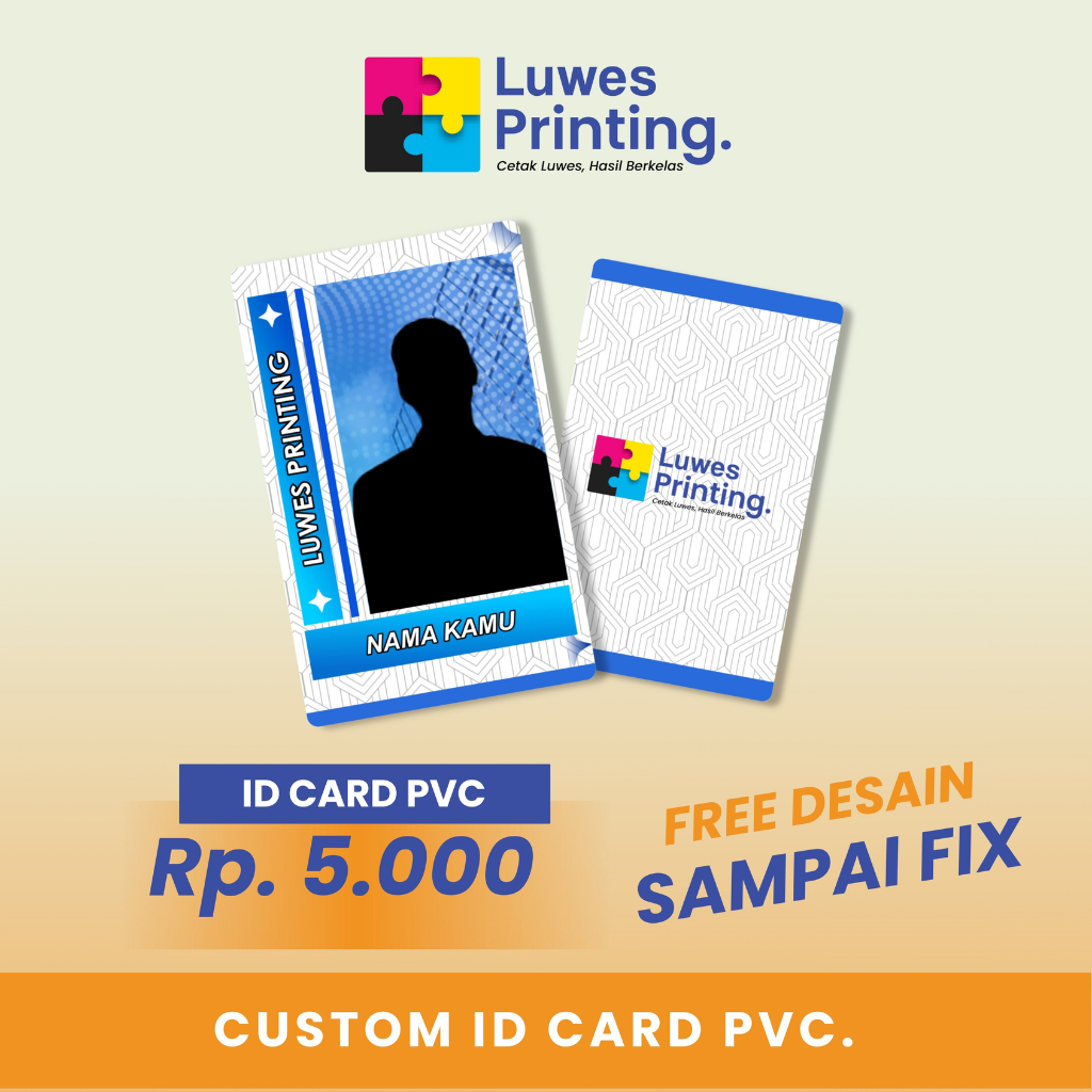 ID CARD / KARTU PVC /CETAK KARTU ID CARD PVC / CETAK KARTU ID CARD PVC CUSTOM / CETAK KARTU ID CAD S