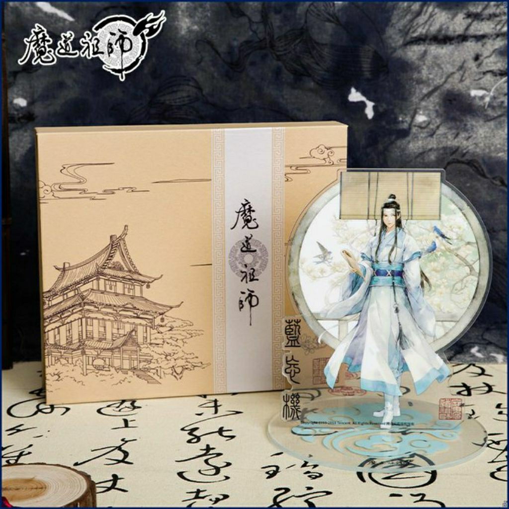 Standee Acrylic Official With Eksklusif Magnetic Box Lan Wangji / Lan Zhan / Hanguang Jun Mao Dao Zu
