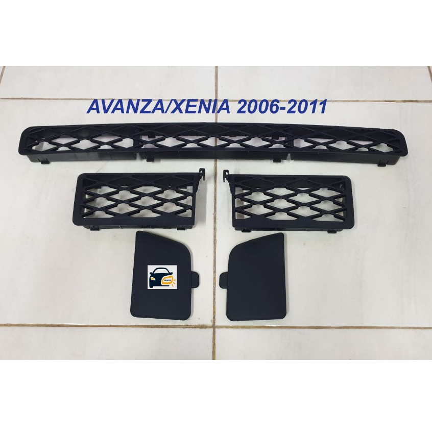 Grill Jaring Kisi-Kisi Bumper Bemper Depan Avanza/Xenia VVTI 2006 2007 2008 2009 2010 2011 NHF Tipe 