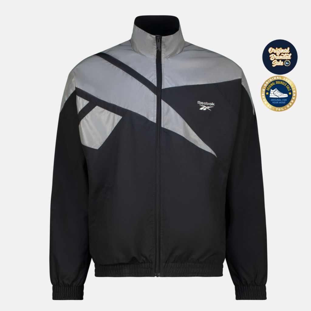 ORIGINAL GARANSI JACKET REEBOK SPORTCODE TRACK JACKET SIZE L