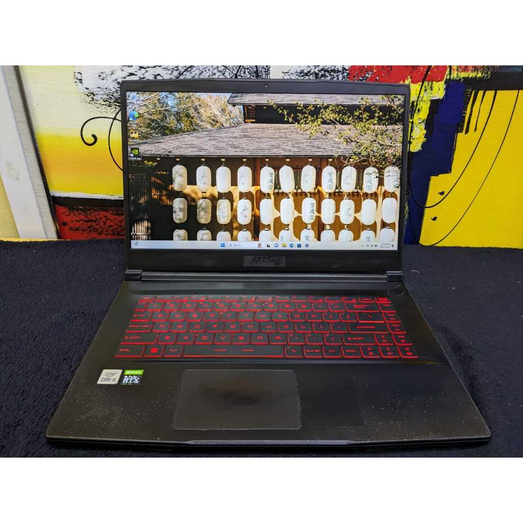 Laptop Gaming MSI GF65 Thin Core i5 10500H 16/256+512 RTX 3060 6GB