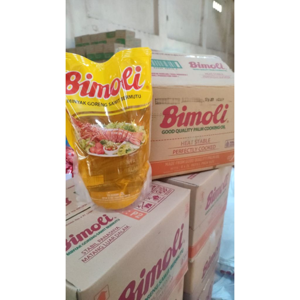 minyak goreng bimoli 2 liter 1 dus isi 6