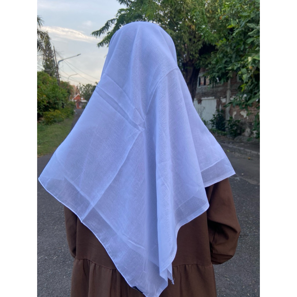 KERUDUNG SEGI EMPAT PARIS JADUL // KERUDUNG SEGI EMPAT PARIS JADUL PUTIH