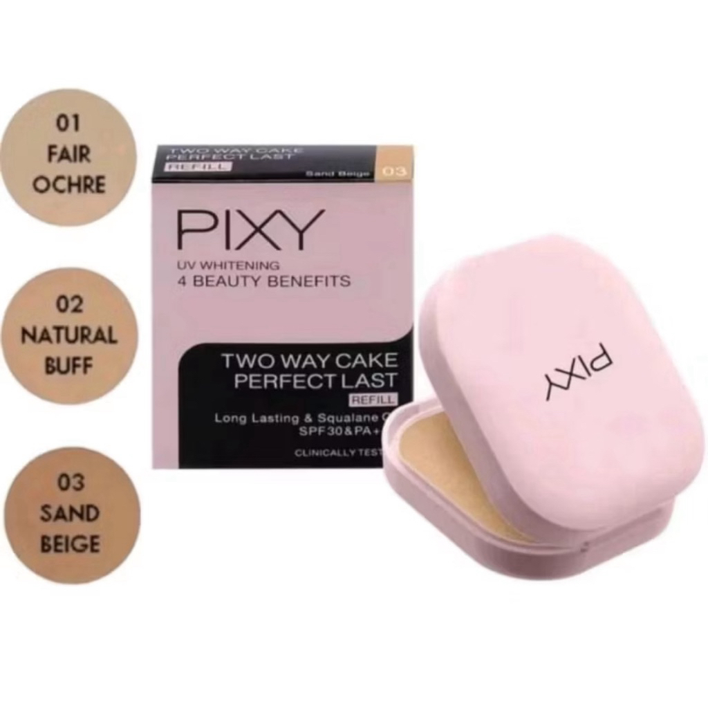 Pixy Two Way Cake Perfect Last Refill Bedak Padat (Pink)