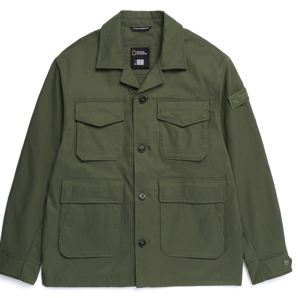 National Geographic Nrn Fatigue Jacket - Jaket Olive Khaki