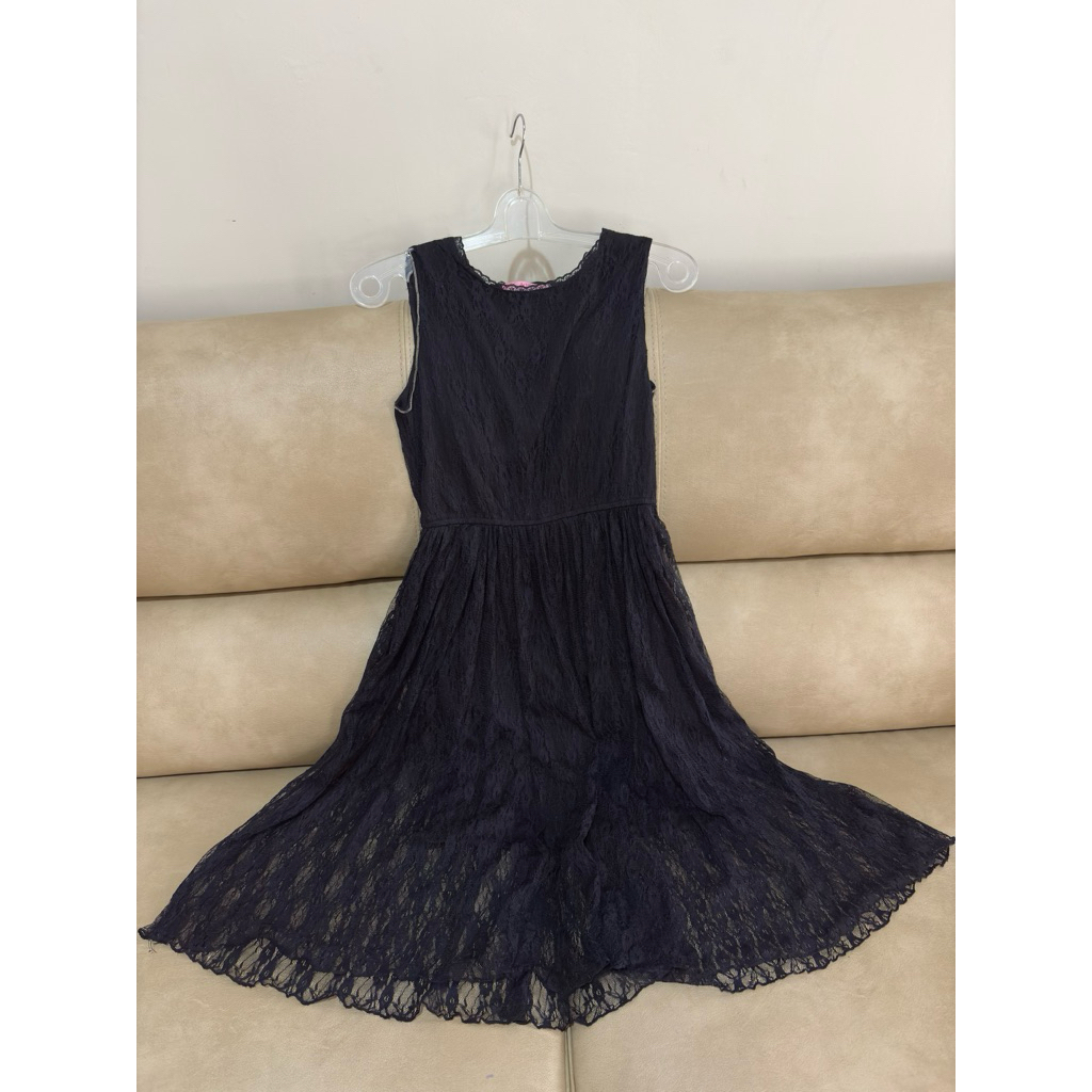 Dress Brokat Hitam (PRELOVED)