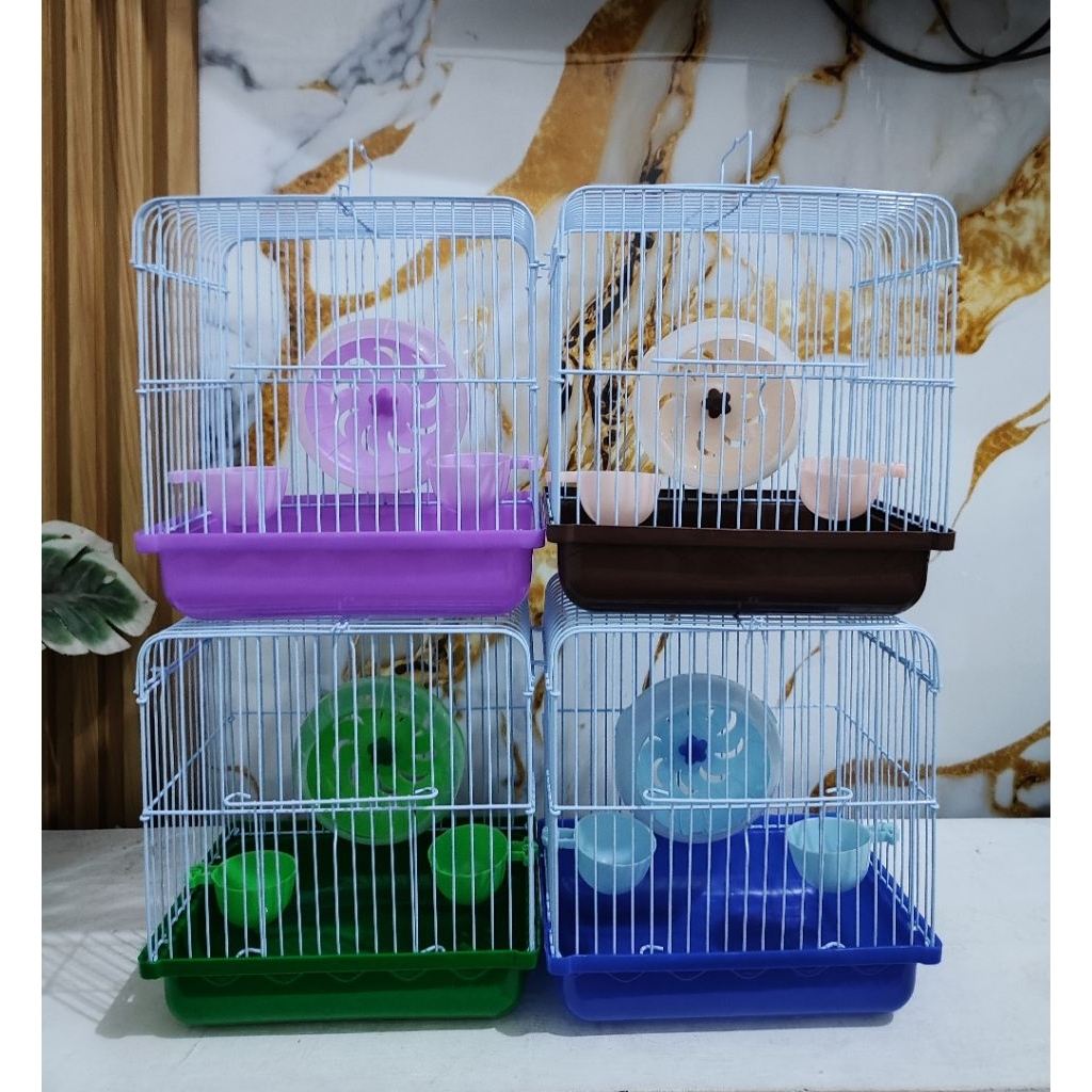 Kandang Hamster Ukuran 21x15x21 Kandang Hamster Minimalis