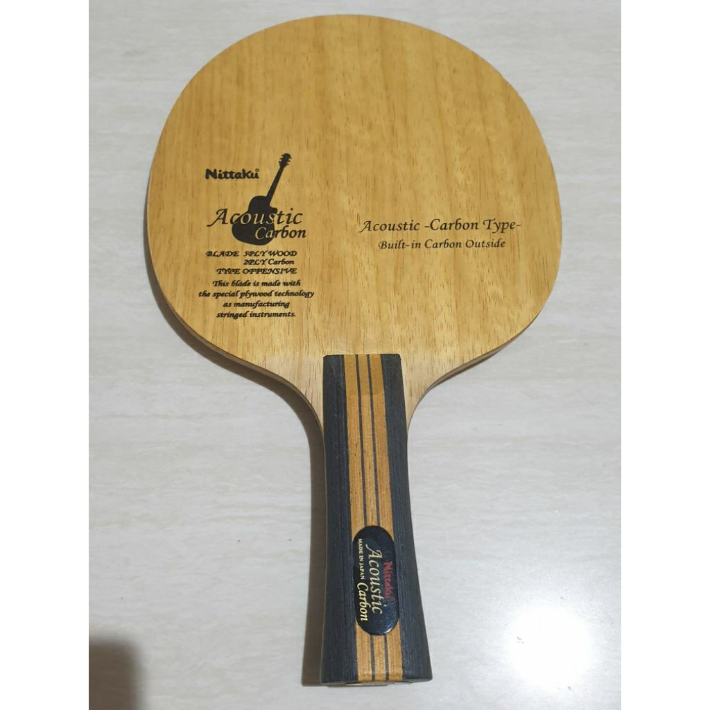 Nittaku Acoustic Carbon FL Second Japan