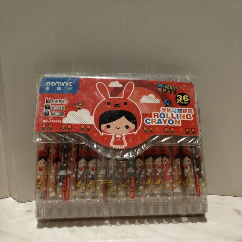 crayon putar 36 warna/ crayon warna warni / crayon warna putar