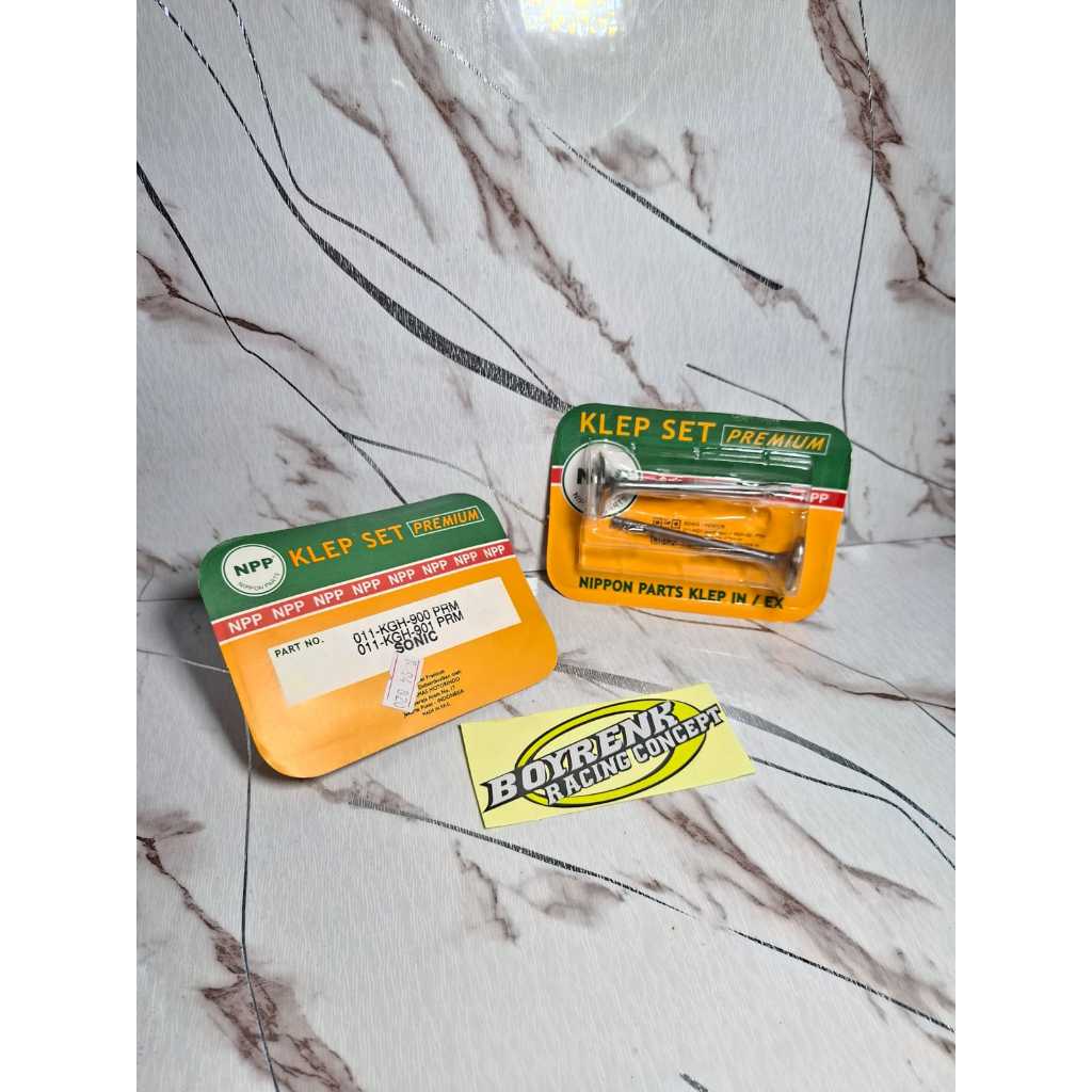 KLEP SET / PAYUNG KLEP / VALVE KLEP SONIC NPP - BOYRENK RACING