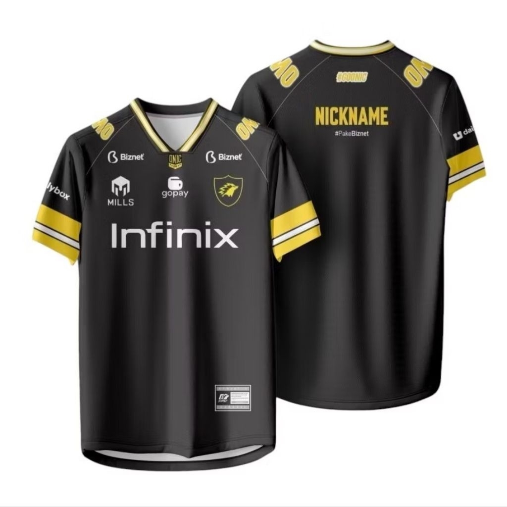 Jersey onic hitam MPL S16 gratis ganti nama