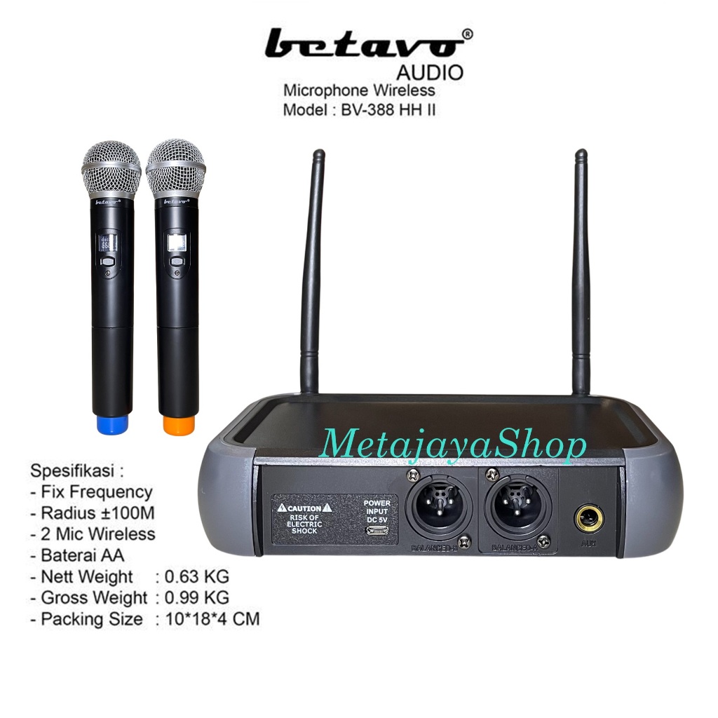 Microphone Wireless Betavo BV-388 II Mikrofon Handle